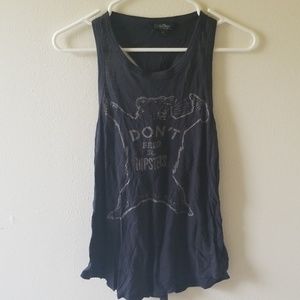 Dont feed the hipsters tank top